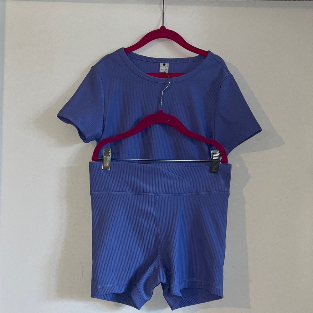 Yogalicious Kids Matching Set in Blue
